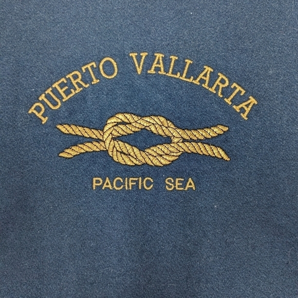 Puerto Vallarta vintage unisex crewneck sweatshirt size L - Picture 2 of 9
